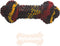 Nylabone Strong kauwbot met bacon- en cheeseburgersmaak - Voor Sterke Kauwers - Small of Medium - Medium