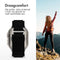 Nylon Alpine bandje voor de Apple Watch Series 1-9 / SE / Ultra (2) - 42/44/45/49 mm - Zwart