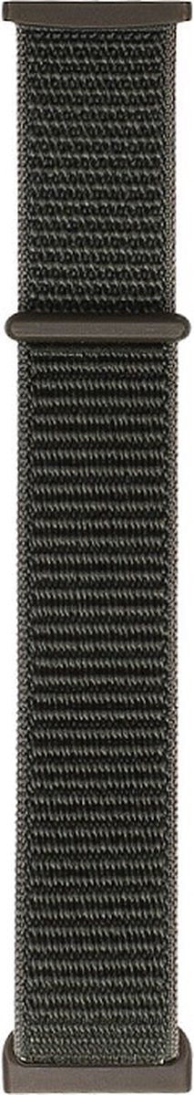 Nylon Bandje Geschikt Voor Fitbit Versa 3, Sense - Army Groen