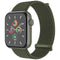 Nylon⁺ bandje voor de Apple Watch Series 1-9 / SE / Ultra (2) - 42/44/45/49 mm - Army Green