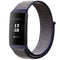 Nylon bandje voor de Fitbit Charge 3 / 4 - Donkerblauw