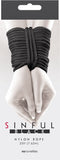 Nylon Bondage Touw - Zwart - 7,62 meter