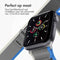 Nylon Trail bandje voor de Apple Watch Series 1-9 / SE - 38/40/41 mm - Blue Grey