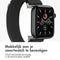 Nylon Trail bandje voor de Apple Watch Series 1-9 / SE - 38/40/41 mm - Pure Black
