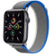 Nylon Trail bandje voor de Apple Watch Series 1-9 / SE / Ultra (2) - 42/44/45/49 mm - Blue Grey