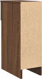 vidaXL - Nachtkastje - met - lade - 20x36x60 - cm - bruin - eikenkleur