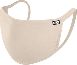 NYNJA Comfort Face Mask Beige - Herbruikbaar & wasbaar - Medium
