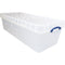 Really Useful Box - Box opbergdoos 134 l XL, nestbaar, transparant
