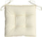vidaXL - Stoelkussens - 2 - st - 50x50x7 - cm - oxford - stof - crèmewit
