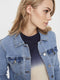 VERO MODA VMHOT SOYA LS DENIM JACKET MIX GA NOOS - Dames Spijkerjas - Knoopsluiting - Maat XS