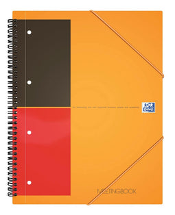 Spiraalblok Oxford International Meetingbook A5+ lijn - 5 stuks