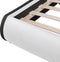 Juskys Sevilla - Bedframe - LED Verlichting - 140 x 200 cm - Wit