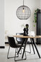 Light & Living Hanglamp Mirana - Zwart - Ø55cm - Modern - Hanglampen Eetkamer, Slaapkamer, Woonkamer