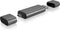 Icy Box IB-CR201-C3 - Geheugenkaartlezer - USB 3.2 Gen 1 Type-C - Antraciet