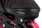 Aventuri Verstelbare Inline Skates - Semi-softboot Skeelers - Verstelbaar Maat 30-33 (S) - Zwart/Roze