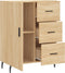 vidaXL - Dressoir - 69,5x34x90 - cm - bewerkt - hout - sonoma - eikenkleurig