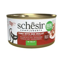 Kattenvoer Agras Pet Foods SCHESIR Complements Tuna with red mullet in jelly Vis 70 g
