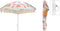 Strandparasol bloemen diameter 180 cm