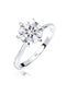 Elli Dames Ring - Ring met Swarovski® kristal - Zilverkleurig (maat 52)
