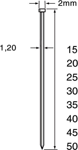Dutack Mini brad SKN12 30mm - 5000 Stuks