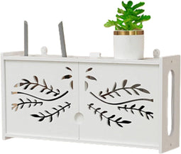 MNBVH - Enkele Wandplank voor Router - Milieuvriendelijk ABS - 48 x 11,5 x 24 cm