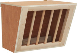 vidaXL - Hooiruif - voor - konijnen - 25x18,5x20,5 - cm - massief - vurenhout