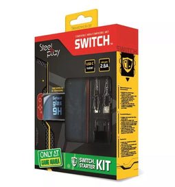 Steelplay Nintendo Switch - Starter Pack Accessoires - Inclusief Carry Bag en Screen Protector