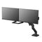 Ergotron HX Desk - Dual Monitor Arm - Verstelbare hoogte en kantelbaar - Zwart