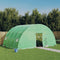 vidaXL - Tuinkas - met - stalen - frame - 24 - m² - 6x4x2,85 - m - groen
