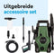 BRASQ HPW 105 - Hogedrukreiniger - 1400W - 105 bar - 426 L/H - Complete set
