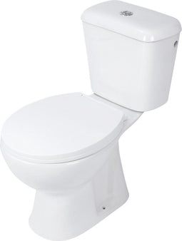 Differnz Toiletpot Duoblok - Staand - Dual flush - Wit