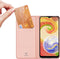 Dux Ducis Hoesje Met Pasjeshouder Geschikt voor Samsung Galaxy A04 - Dux Ducis Slim Softcase Bookcase - Rosé Goud