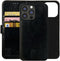 Rosso Element - 2-in-1 Hoesje - Book Case en Back Cover - Zwart