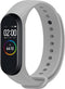 iMoshion Bandje Geschikt voor Xiaomi Mi Band 3 / 4 - iMoshion Siliconen band inkliksysteem ronde sluiting - Grijs