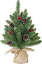 Black Box Kunstkerstboom Creston - 35x35x45 cm - Pvc - Besneeuwd,Groen