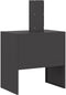 vidaXL - Vuurplaats - met - Schouw - Zwart - 60x40x96 - cm - Staal