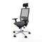 Bureaustoel met hoofdsteun Piqueras y Crespo 3D086N1 Donker grijs