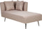 RIOM - Chaise longue - Lichtbruin - Linkszijdig - Stof