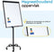 BRASQ Flipover - Verrijdbaar - 70x100 cm - Magnetisch - Zwart