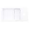 DIFFERNZ SOLID - Fontein 360x185x90mm - Handgemaakt - Wit
