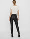 VERO MODA VMGAYA MR PL LEGGING - PU legging - Vegan leather - Zwart
