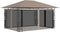 vidaXL - Prieel - met - klamboe - 6x3x2,73 - m - crème