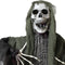 Halloween/horror thema hang decoratie Geest/spook Skelet - met LED licht - enge/griezelige pop - 158 cm