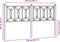 vidaXL - Hoofdbord - 150 - cm - metaal - zwart