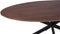 StarFurn Eettafel Ferris Eiken Ovaal 240cm Walnoot