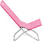 vidaXL - Strandstoelen - 2 - st - inklapbaar - stof - roze