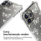 iMoshion Hoesje Geschikt voor iPhone 13 Pro Max Hoesje Met Koord - iMoshion Design Hoesje met Koord - Transparant / Butterfly