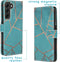 iMoshion Hoesje Geschikt voor Samsung Galaxy S22 Plus Hoesje Met Pasjeshouder - iMoshion Design Softcase Bookcase - Blauw / Blue Graphic