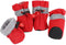 Hondenschoenen - Gripzolen - Elastische Sluiting - Spatbestendig - Rood - Maat S (4 st.)