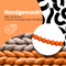 VirtuMade Sustainable bead Bracelets for men and women - Tangerine